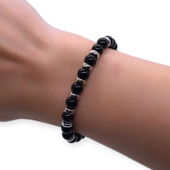 NWT Wool + Pepper Co. ONYX Bracelet - Picture 12 of 14